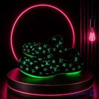 کفش اسپرت مردانه لویی ویتون مشکی | استایل لاکچری شبرنگ