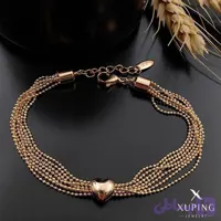دستبند زنجیری قلب ژوپینگ