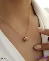 گردنبند ژوپینگ مدل استوانه ای نگین دار