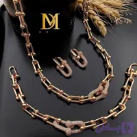 سرویس تیفانی زنجیری نگین دار