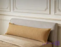 کوسن بزرگ با پارچه اعلا بافت مناسب تخت رنگ خردلی٢۵*٨۵