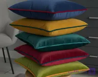 کوسن مخمل رنگی با مغزی رنگی دلخواه