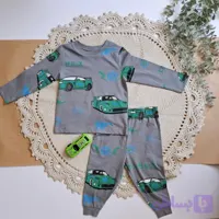 کد ۲۱ : ست بلوز و شلوار بچگانه وارداتی طرح ماشین از برند m&s