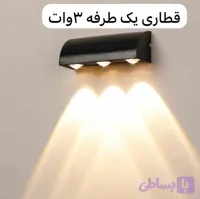 دیواری دکوراتیو۳وات قطاری تک طرفه بدنه آلمنیوم