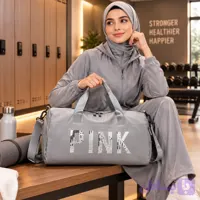 کیف (ساک)پینک اورجینال دارای جاکفشی و جای لباس خیس بصورت تفیکیکی