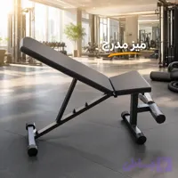میز مدرج بدنسازی حرفه‌ای | نیمکت چندکاره قابل تنظیم| ارسال فوری