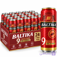 باکس ۲۴ عددی بالتیکا Baltika 9 Strong Lager حجم 450 میلی‌لیتر