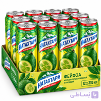 نوشابه گازدار ناتاختاری با طعم فیجوا پک 12 عددی اقتصادی