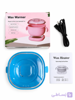 دستگاه ذوب وکس سیلیکونی تاشو Wax Warmer اورجینال  | موم گرم کن 400 میلی‌لیتری 100 وات