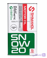 روغن موتور SN0W20 شیمانول-5 لیتری