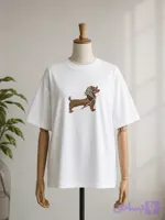 تیشرت طرح Dachshund Scarf