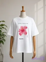 تیشرت طرح National Flowers of Asia