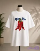 تیشرت طرح Spicy life