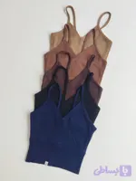 کراپ تاپ چپ و راستی بندی ـ Wrap-style crop top