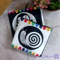 کتاب پارچه ای سیاه سفید نوزاد
