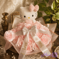 گل ربانی همراه با عروسک