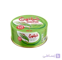 کنسرو تن ماهی شیلتون در روغن گیاهی با سبزیجات معطر