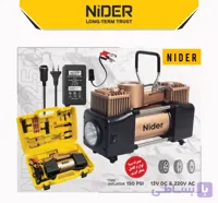 کمپرسور باد دو سیلندر/ فندکی و برق شهری، کد NDR-۲۲۵۰