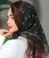 مینی اسکارف نخی طرح قاصدک