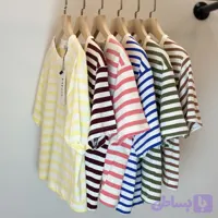 کراپ MANGO راه‌راه نخ پنبه بنگلادشی