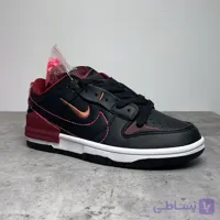 کتونی زنانه نایک مدل Dunk Low Disrupt2 Black Red رنگ مشکی قرمز