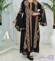 قفطان وارداتی مجلسی حریر