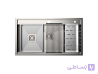 سینک باکسی استیل البرز مدل 955 توکار