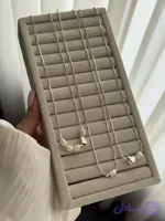 گردنبند قلب مروارید سیلور