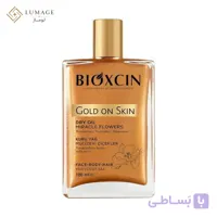 روغن شاین بیوکسین مدل Gold On Skin صورت بدن و مو حجم ۱۰۰ میلی‌ لیتر