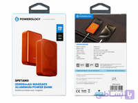 پاوربانک وایرلس 20000 مگ سیف پاورولوژی Powerology Magsafe Aluminum PPBCHA33 توان 20 وات