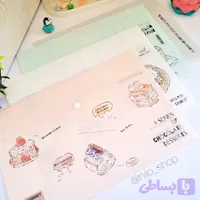 پوشه دکمه دار سایز a4طرح کوکی