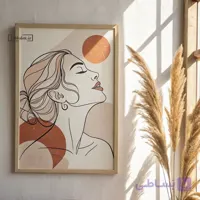 تابلو دیواری چهره TB258