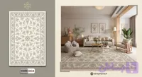 فرشینه نانو ابریشم سارای کد 604