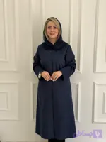 پالتو بلند جلو دکمه پرچی