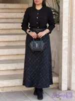 دامن پشمی چهارخونه