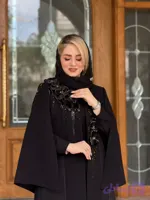 مانتو مجلسی گل برجسته فاخر