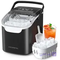 دستگاه یخ‌ساز پرتابل و رومیزی کرونفول (CROWNFUL Ice Maker) مدل HZB-12/Q