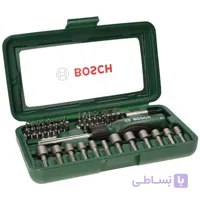 مجموعه ۴۶ عددی پیچ‌گوشتی جغجغه‌ای، سری پیچ‌گوشتی و بکس بوش (Bosch)