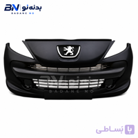 سپر جلو پژو 207 مشکی برند مهرخواه