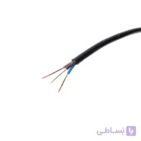 سیم برق افشان  سه رشته سطح مقطع 0.25 میلی متر ( مناسب انتقال صوت و…) / اندازه کابل: 7 متر