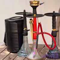 قلیان کارمانیا مدل تنه متوسط رومیزی فول پک