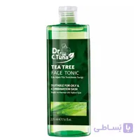 تونر پاک کننده آرایش صورت دکتر سی تونا مدل Tea Tree