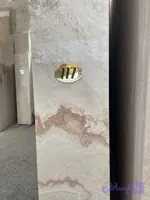 سنگ تراورتن عباس آباد موجدار صورتی