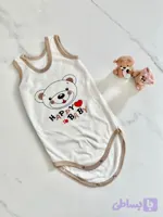 بادی رکابی پنبه مدل هپی بی بی