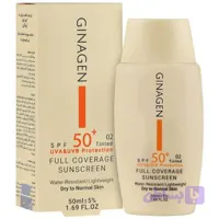 ضد آفتاب ژیناژن رنگی پوست خشک SPF50 (02)