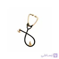 سنجاق سینه گوشی پزشکی مشکی