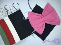 کراپ تاپ بند ماکارون "basic" نخ پنبه