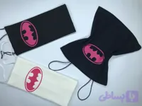 کراپ تاپ بند ماکارون طرح "batman" نخ پنبه