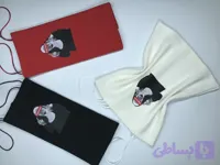 کراپ تاپ بند ماکارون طرح "supreme" نخ پنبه
