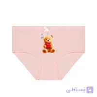 شورت اسلیپ زنانه نخی طرح خرس و بادکنک قلبی برند میس miss